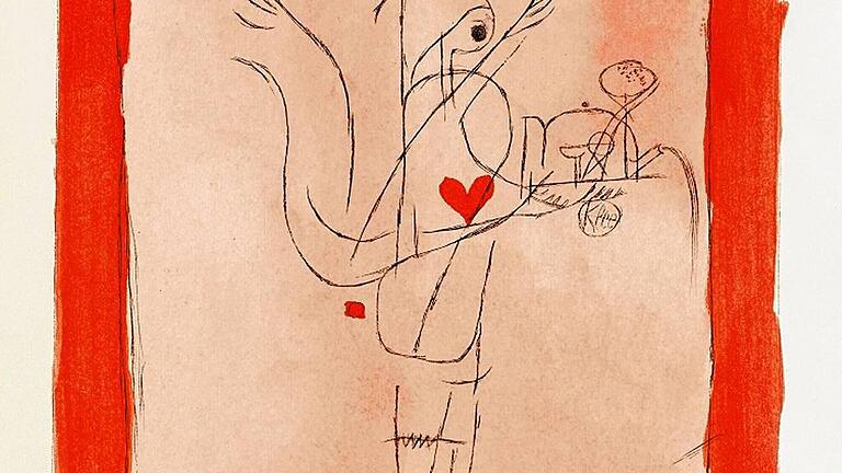 Paul Klee, Ein Genius serviert ein kleines Frühstück. Leihgabe Galerie Kornfeld. J