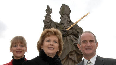 Irische Präsidentin       -  Obermeier/ Staatsbesuch Irische Präsidentin Mary McAleese in Würzburg