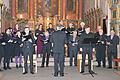 Beeindruckender Auftritt: Der Kammerchor der Sing- und Musikschule mit Solisten in der Klosterkirche in Schönau.