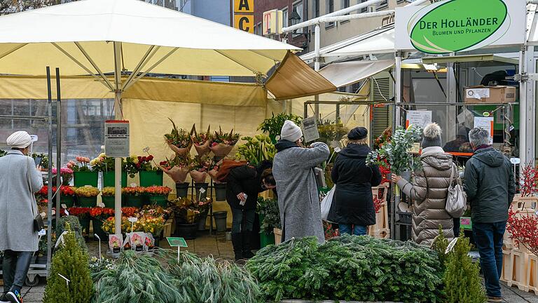 Der Blumenkiosk des Holländers in der Würzburger Domstraße hatte bereits im Januar geschlossen.