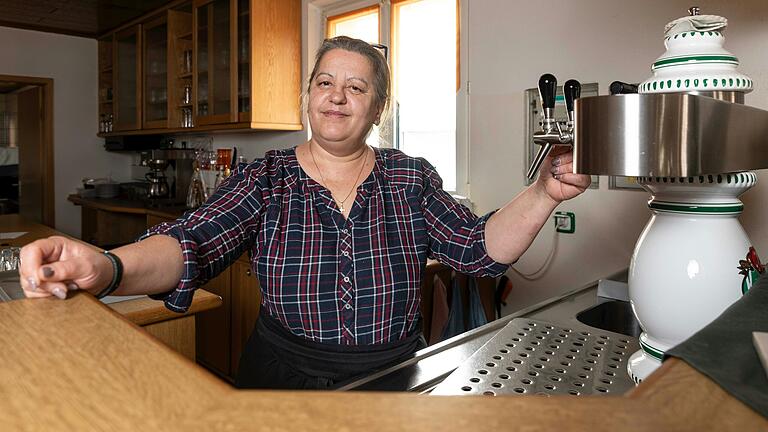 Georgia Spiridis und ihr Mann Nikolaos mussten im April aus gesundheitlichen Gründen als Wirte des griechischen Restaurants im Sportheim in Unterspiesheim aufhören.