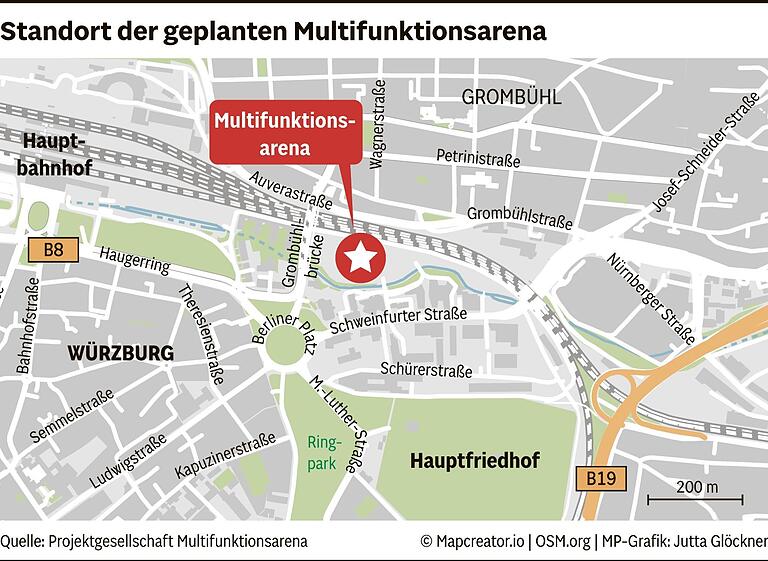 Multifunktionsarena Würzburg soll energieautark sein: Mit Erdwärme geheizt und mit Regenwasser gekühlt