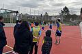 Integrationsfußballfest am Johann-Schöner-Gymnasium Karlstadt mit anderen weiterführenden Schulen und einer Mannschaft mit Geflüchteten aus der Erwin-Ammann-Halle.