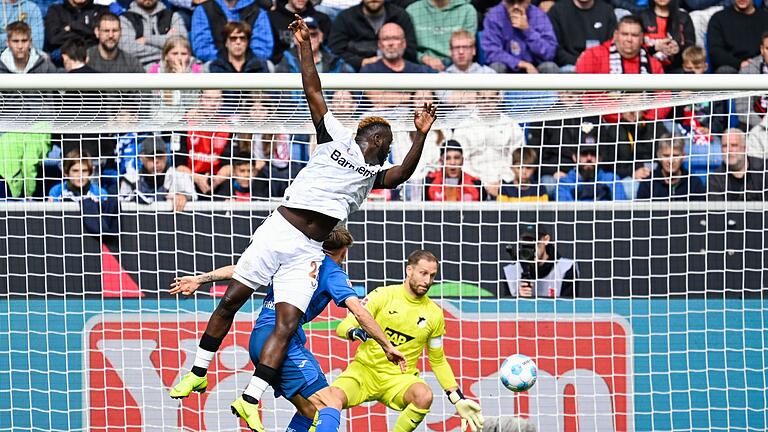 1899 Hoffenheim - Bayer Leverkusen       -  War an beiden Toren beteiligt: Victor Boniface