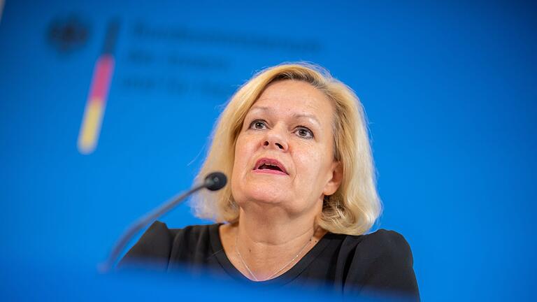 Innenministerin Faeser zu Grenzkontrollen       -  Innenministerin Nancy Faeser hat die Kontrollen angeordnet.