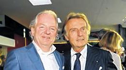 Lob: Ferrari-Chef Luca di Montezemolo (rechts) schätzt Thomas Mensings Arbeit.