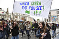 Demonstration für Klimaschutz in Brüssel       -  Schüler gehen für mehr Klimaschutz auf die Straße.