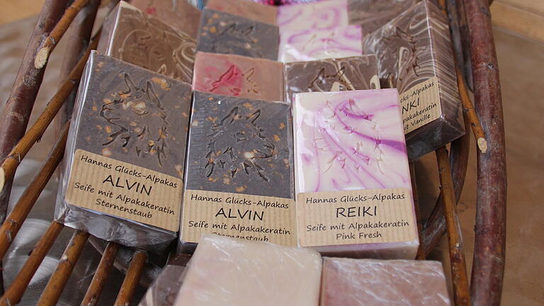 Neu im Angebot: Alpaka-Naturseife. Neu im Angebot: Alpaka-Naturseife.