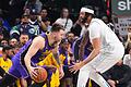 Dallas Mavericks - Los Angeles Lakers       -  Das erste Spiel in Dallas nach dem Abschied von den Mavs war sehr emotional für Luka Doncic.