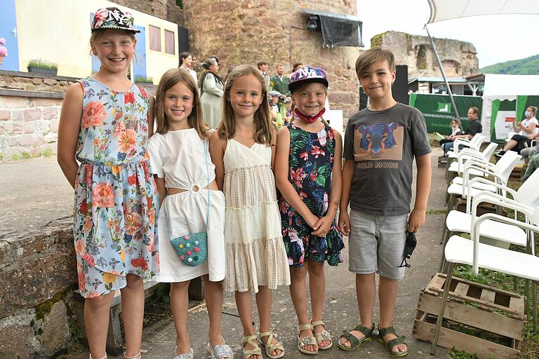 Vollends begeistert: Zoe, Filippa, Jasmin, Greta und Leopold aus Partenstein Vollends begeistert: Zoe, Filippa, Jasmin, Greta und Leopold aus Partenstein