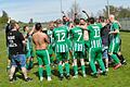 Ausgelassen feierten die Fußballer der SG Oberelsbach/Ober-Unterwaldbehrungen II ihr Meisterstück in der B-Klasse Rhön 3.