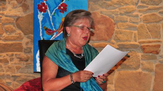 Roswitha Fliege aus Obertheres faszinierte mit der Geschichte „Das Sommerorchester“ von Esther Tusquets. Roswitha Fliege aus Obertheres faszinierte mit der Geschichte „Das Sommerorchester“ von Esther Tusquets.