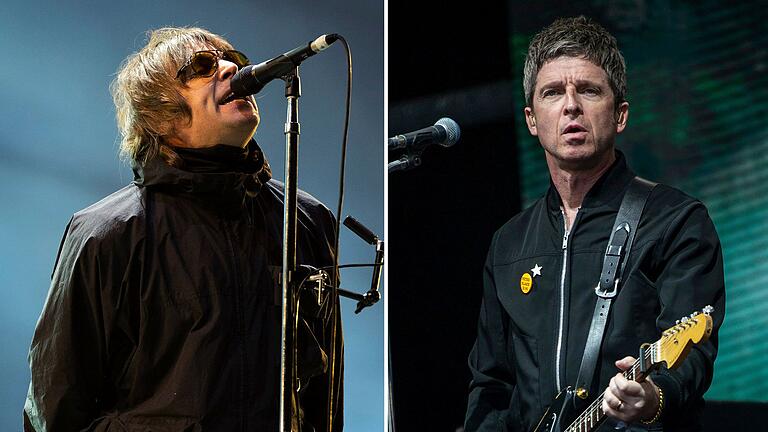Oasis Comeback: Band kündigt Konzerte in Nordamerika an - Liam (links) und Noel Gallagher sind die Gesichter von Oasis. (Archivbild) Oasis Comeback: Band kündigt Konzerte in Nordamerika an - Liam (links) und Noel Gallagher sind die Gesichter von Oasis. (Archivbild)