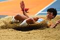 Leichtathletik/Halle: Europameisterschaft       -  Weitsprung-Star Malaika Mihambo zog bei der Hallen-EM in den Niederlanden souverän ins Finale ein.