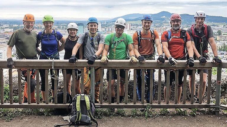 Eine achtköpfige Gruppe der Alpenvereinssektion Bad Kissingen war am Wolfgangsee im Salzburger Land unterwegs.       -  Eine achtköpfige Gruppe der Alpenvereinssektion Bad Kissingen war am Wolfgangsee im Salzburger Land unterwegs.