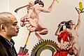 Make it Rain: Nguyen Xuan Huy eröffnete die Ausstellung in der Sparkassengalerie.