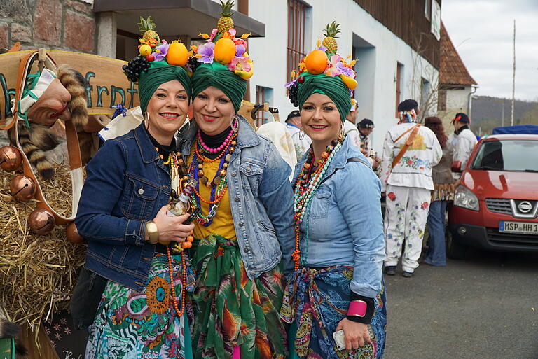 Tuttifrutti aus Diebach beim Festzug. Tuttifrutti aus Diebach beim Festzug.
