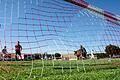 Tor für die DJK Dampfach im Spiel gegen die DJK Schwebenried/Schwemmelsbach. Auch am siebten Landesliga-Spieltag verbuchte der Aufsteiger aus dem Landkreis Haßberge einen Sieg. Die FT Schweinfurt und der FC Sand unterlagen ihren jeweiligen Gegnern.