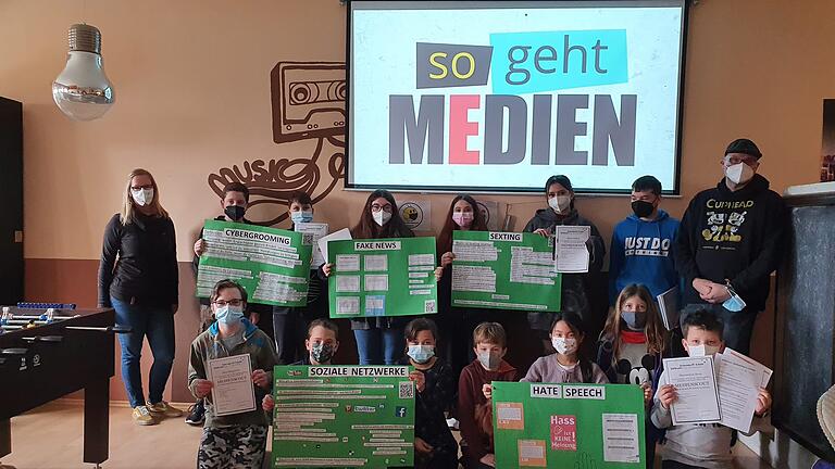 Die Medienscouts der Eichendorff-Schule Gerbrunn.