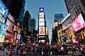Die meisten Schnappschüsse werden in New York geschossen. Foto: Sven Hoppe       -  Auf der Liste der meisten Touristen finden sich Sehenswürdigkeiten, die im Nachhinein als enttäuschend wahrgenommen werden. Dazu zählt auch der Times Square in New York.