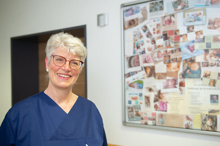 Birgitta Wohner, Teamleiterin der Hebammen, hebt vor allem die familiäre Atmosphäre in kleinen Krankenhäusern hervor.