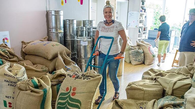 70 Kilo Gewicht - gar nicht so leicht zu hieven.