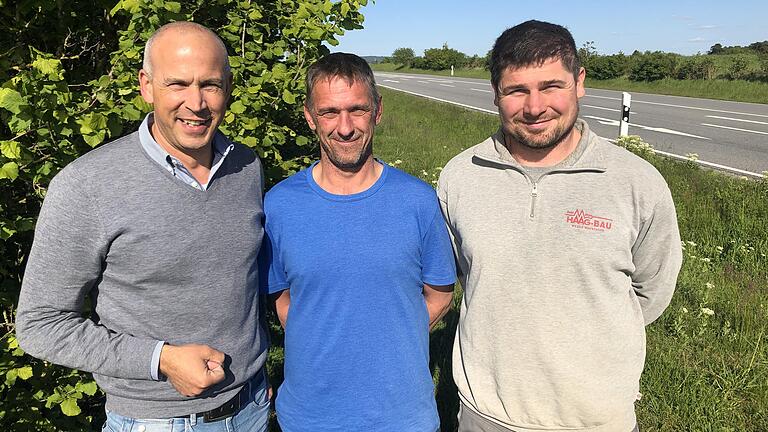 Das Foto zeigt (von links) Dieter Haag, Volker Schneider und Ronny Schreiber.