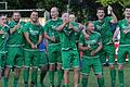 Die FG Marktbreit-Martinsheim II feiert nach dem Sieg im Relegationsspiel gegen den SC Mainsondheim auf dem Sportgelände des SSV Kitzingen den Aufstieg in die Kreisklasse.