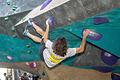 Rund 200 Sportlerinnen und Sportler nahmen im Mai am „Masters V“ in der Boulderhalle RockInn in Würzburg teil und mussten teilweise spektakuläre Überhänge klettern.