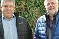 Vorsitzender Stefan Zöller (links) und sein Stellvertreter Bernhard Elsesser führen den Kinderhospizverein Sternenzelt Mainfranken.Foto: Andreas Brachs