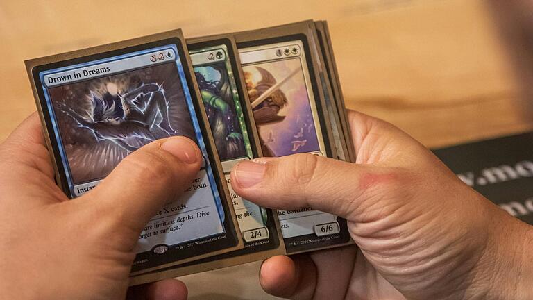 So sehen die Spielkarten von 'Magic: The Gathering' aus. So sehen die Spielkarten von 'Magic: The Gathering' aus.
