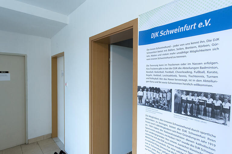 Auch im Vereinsheim der DJK Schweinfurt haben sich Studierende eingemietet. Auch im Vereinsheim der DJK Schweinfurt haben sich Studierende eingemietet.