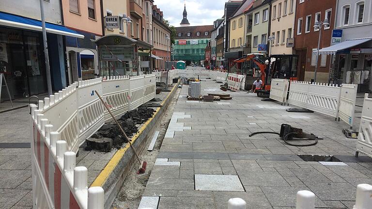 Nicht enden wollten die Bauarbeiten in der Wolfsgasse.