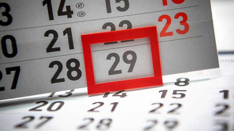 Der 29. Februar steht nur alle vier Jahre im Kalender.&nbsp;