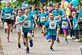 253 Mädchen und Jungen leiten Marathon-Wochenende ein       -  Mit den drei Kinderläufen wurden am Samstag die Wettbewerbe des Würzburger Marathon-Wochenendes eingeleitet.