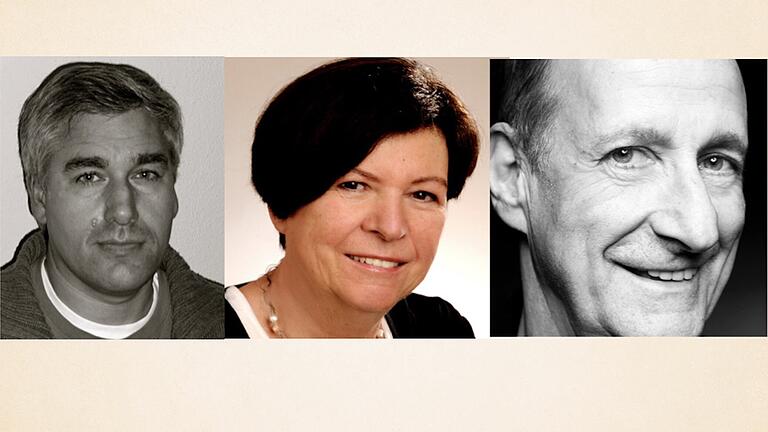 Die Künstler (von links): Udo Pörschke, Barbara Wolf und Magnus Kuhn.