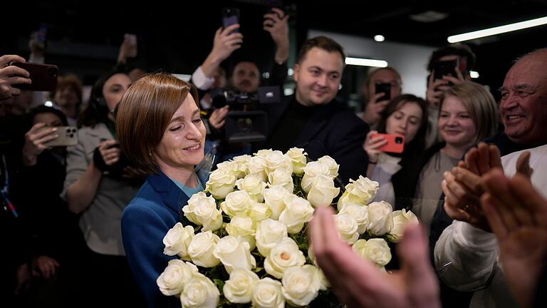 Präsidentenwahl in Moldau       -  Die amtierende Präsidentin von Moldau, Maia Sandu, hat die Wahl erneut gewonnen.