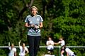 Friederike Kromp ist beim DFB Bundestrainerin der U17-Juniorinnen. Nun analyisiert sie für das ZDF die Weltmeisterschaft in Katar.