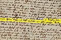 Der Brief Mozarts an seine Frau Constanze vom 28. September 1790 mit der Passage, die Würzburg 131 Jahre später ein Mozartfest beschert hat: '– zu Würzburg haben wir auch unsere theuere Mägen mit koffè gestärkt, eine schöne, prächtige Stadt'.