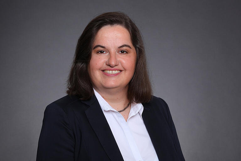 Sonja Reubelt, Bürgermeisterin der Gemeinde Sandberg. Sonja Reubelt, Bürgermeisterin der Gemeinde Sandberg.