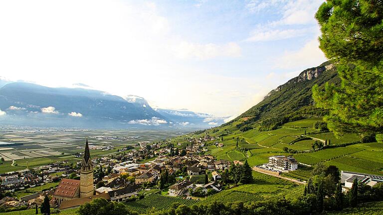 Südtirol vor der Wahl.jpeg       -  Blick ins Etschtal, das sich seinen Weg auch durch Südtirol bahnt.