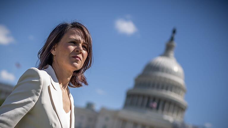 Außenministerin Baerbock in Washington.jpeg       -  Bundesaußenministerin Annalena Baerbock hält sich für politische Gespräche in Washington auf.