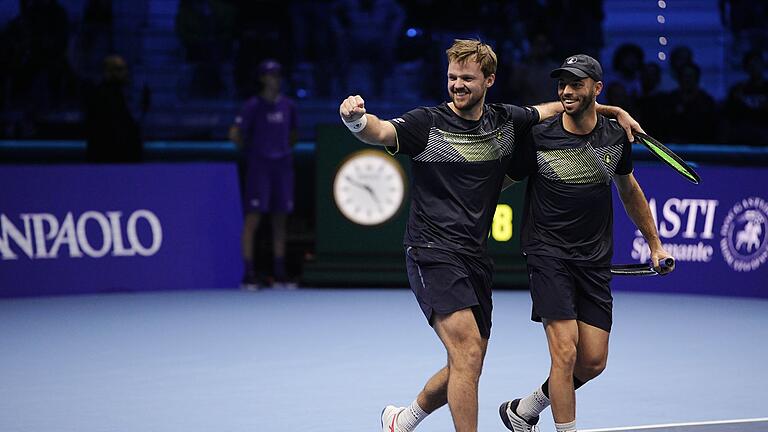 ATP-World Tour Finals in Turin - Finale       -  Kevin Krawietz (l) und Tim Pütz (r) gelang ein Stück deutsche Tennis-Geschichte.