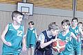 Nichts zu bestellen hatte die U 9 (am Ball Colin Stephan) gegen die DJK Bamberg und unterlag mit 32:40.