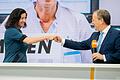 Gemeinsam in die Zukunft? Digital-Staatsministerin Dorothee Bär (CSU) und Kanzlerkandidat Armin Laschet (CDU).