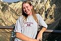 Hannah Staus, hier im Yellowstone Nationalpark, studiert seit August 2024 in den USA. Seit der Amtsübernahme von Donald Trump im weißen Haus ist die Zukunft vieler Nationalparks und den dort Beschäftigten unklar, denn der amerikanische Präsident hat massive Kürzungen veranlasst.