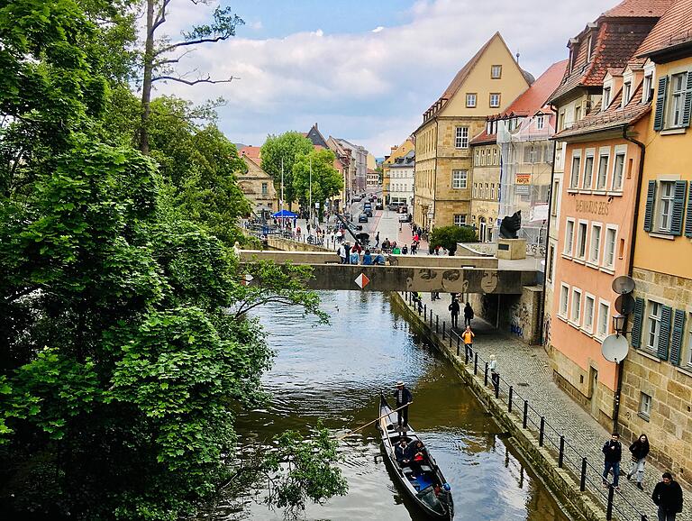 Mit seinen Gondeln erinnert Bamberg fast ein bisschen an Venedig.