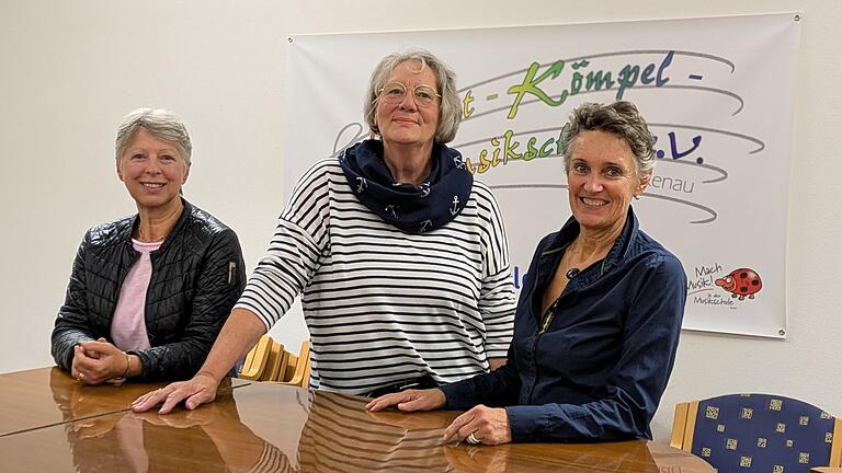 Musikschule Bad Brückenau: Margarete Weiner (v.l.), Cornelia Borowski und Charlotte Richter hören nach vielen Jahren im Vorstand auf.       -  Musikschule Bad Brückenau: Margarete Weiner (v.l.), Cornelia Borowski und Charlotte Richter hören nach vielen Jahren im Vorstand auf.