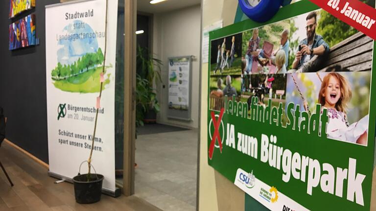 Vor und nach dem Bürgerentscheid pro Stadtwald oder Bürgerpark mit Landesgartenschau im Januar wurde in Schweinfurt heftig über das Für und Wider gestritten.