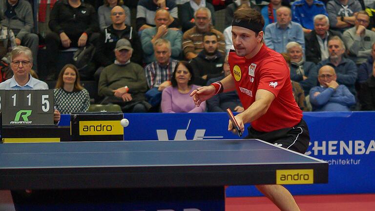 Timo Boll wurde mit zwei Siegen in den Einzeln zum Matchwinner von Borussia Düsseldorf.